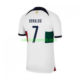 Portogallo Ronaldo 7 Maglia Trasferta World Cup 2022 Manica Corta